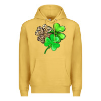 Antique Gold three clover Premium Hoodie - AdoDesignShop