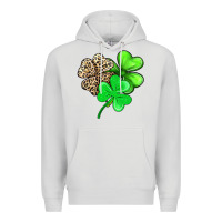 Dove Grey three clover Premium Hoodie - AdoDesignShop