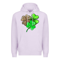 Lilac three clover Premium Hoodie - AdoDesignShop