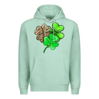 Seafoam three clover Premium Hoodie - AdoDesignShop