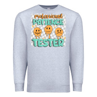 Heather Grey professional patience Premium Sweatshirt - MaliasSmallBusiness