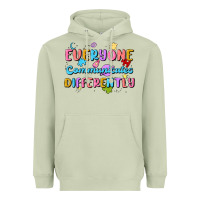 Matcha everyone communicates differently Heavyweight Hoodie - MaliasSmallBusiness