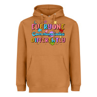 Meerkat everyone communicates differently Heavyweight Hoodie - MaliasSmallBusiness