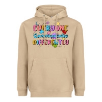 Mushroom everyone communicates differently Heavyweight Hoodie - MaliasSmallBusiness