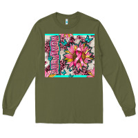 Army Green survivor breast cancer Long Sleeve Tee - AdoDesignShop