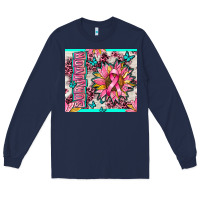 Navy survivor breast cancer Long Sleeve Tee - AdoDesignShop