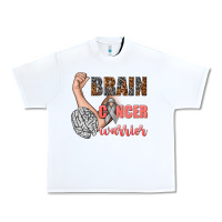 White brain cancer warrior Urban Heavy Tee - texasbilliewilder