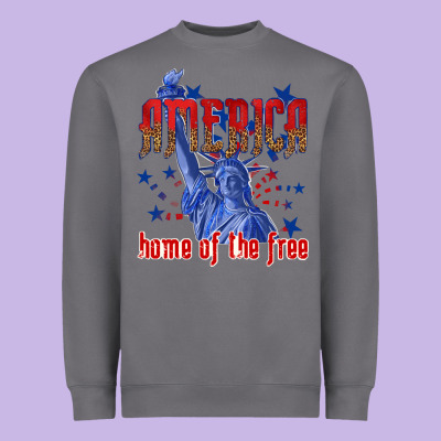 Heavyweight Sweatshirt America home of the free