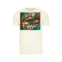Vintage Arctic brown cowhide glitter Vintage Tee - BarkalooDesign