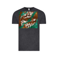 Vintage Black brown cowhide glitter Vintage Tee - BarkalooDesign