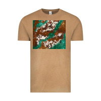 Vintage Camel brown cowhide glitter Vintage Tee - BarkalooDesign