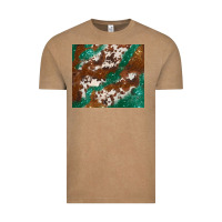 Vintage Coffee brown cowhide glitter Vintage Tee - BarkalooDesign