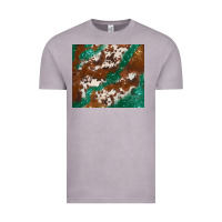 Vintage Zinc brown cowhide glitter Vintage Tee - BarkalooDesign
