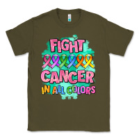 Army Green fight cancer in all colors Classic Tee - AdoDesignShop