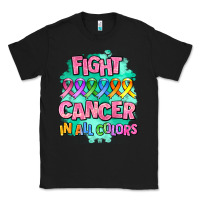 Black fight cancer in all colors Classic Tee - AdoDesignShop
