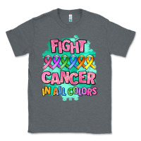 Charcoal Heather fight cancer in all colors Classic Tee - AdoDesignShop