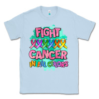 Dusty Blue fight cancer in all colors Classic Tee - AdoDesignShop