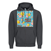 Smoke back to school seamless pattern Zipper Hoodie - BundleAndBundleShop