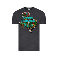 Vintage Black merry christmas texas Vintage Tee - RanaPortraitStore