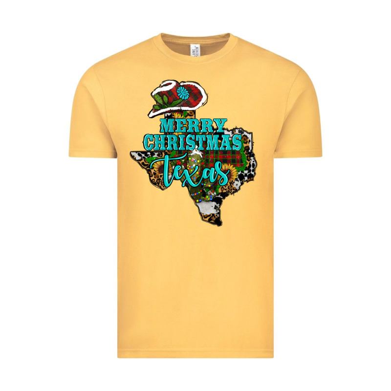 Merry Christmas Texas Vintage Tee by RanaPortraitStore | Teevron