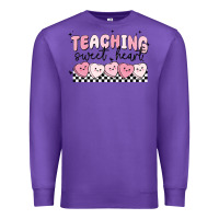 Purple teaching sweetheart Premium Sweatshirt - MaliasSmallBusiness