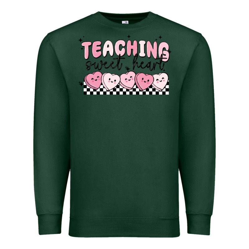 Teaching Sweetheart Premium Sweatshirt by MaliasSmallBusiness | Teevron