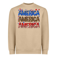 America America America Fourth Of July Heavyweight Sweatshirt | Teevron