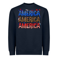 Navy America america america fourth of july Heavyweight Sweatshirt - texasbilliewilder