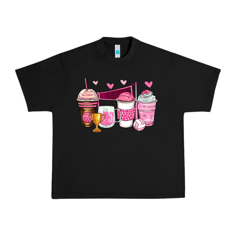Volleyball Coffee Cups Urban Heavy Tee by Zillion Design Studio | Teevron