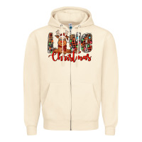 Sandshell love christmas reindeer Zipper Hoodie - Jasminsmagicworld
