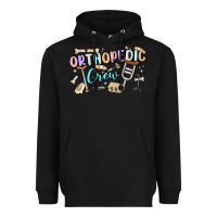 Black orthopedic crew Heavyweight Hoodie - MaliasSmallBusiness