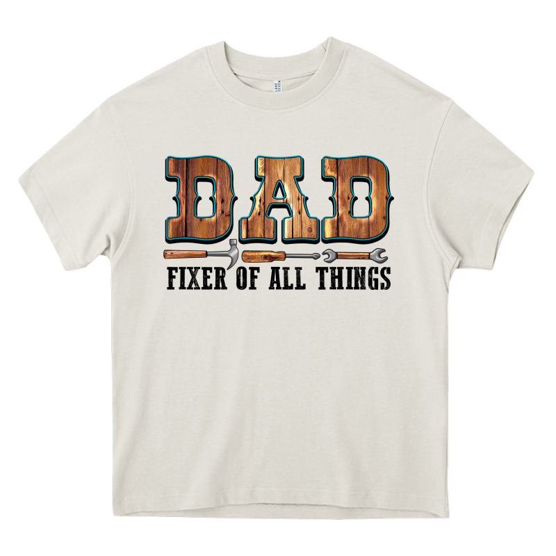 Dad Fixer Of All Things Heavy Core Tee by LillyAllenDesigns | Teevron