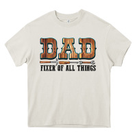 Cream Dad Fixer Of All Things Heavy Core Tee - LillyAllenDesigns