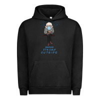 Pigment Black Bernie it's Cold Outside Urban Hoodie - Bettercallsaul