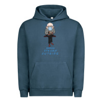 Pigment Midnight Navy Bernie it's Cold Outside Urban Hoodie - Bettercallsaul