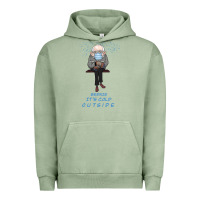 Pigment Oil Green Bernie it's Cold Outside Urban Hoodie - Bettercallsaul