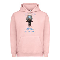 Pigment Salmon Bernie it's Cold Outside Urban Hoodie - Bettercallsaul