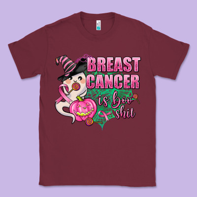 Breast Cancer Is Boo Shit Classic Tee Designed By Adodesignshop