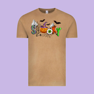 Halloween Spooky Vintage Tee Designed By Zillion Design Studio