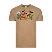 Vintage Coffee halloween spooky Vintage Tee - Zillion Design Studio
