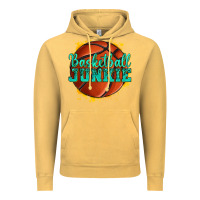 Vintage Mustard basketball junkie Vintage Hoodie - texasbilliewilder