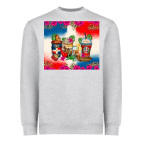 Heather Grey dominican republic coffee cups Heavyweight Sweatshirt - Zillion Design Studio