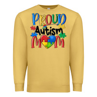 Antique Gold proud autism mom Premium Sweatshirt - MaliasSmallBusiness