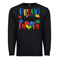Black proud autism mom Premium Sweatshirt - MaliasSmallBusiness