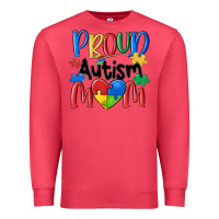 Cardinal proud autism mom Premium Sweatshirt - MaliasSmallBusiness