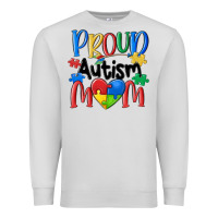 Dove Grey proud autism mom Premium Sweatshirt - MaliasSmallBusiness