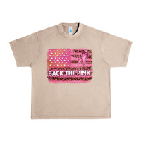 French Oak Back The Pink American Flag Urban Heavy Tee - texasbilliewilder