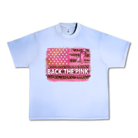 Grape Ice Back The Pink American Flag Urban Heavy Tee - texasbilliewilder