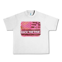 Lunar Rock Back The Pink American Flag Urban Heavy Tee - texasbilliewilder
