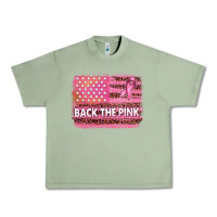 Oil Green Back The Pink American Flag Urban Heavy Tee - texasbilliewilder